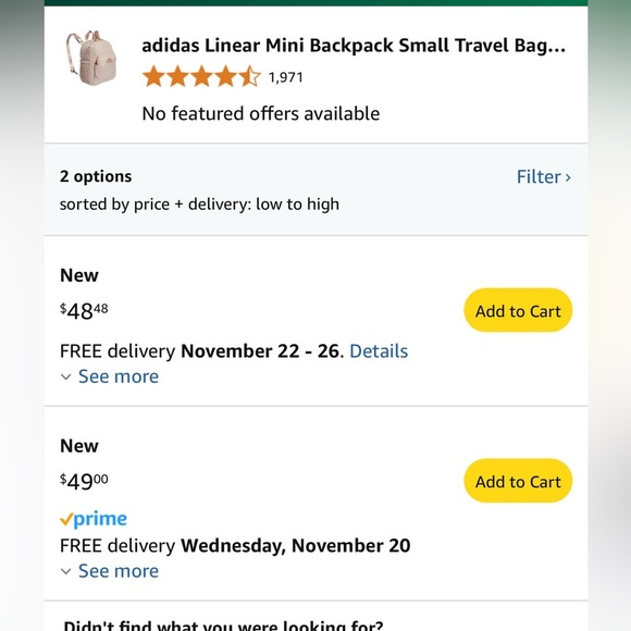 Adidas Pink Small Pink Backpack - Picture 10 of 10